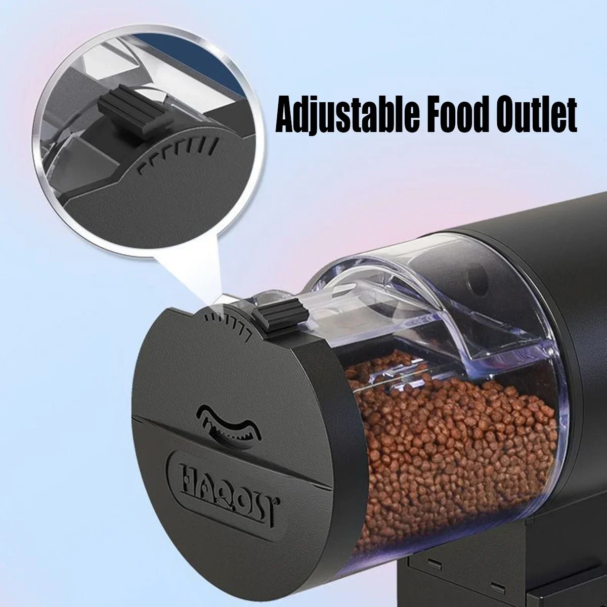 Aquarium Fish Feeder Automatic - Automatischer Fischfütterer mit 100 ml Fassungsvermögen,