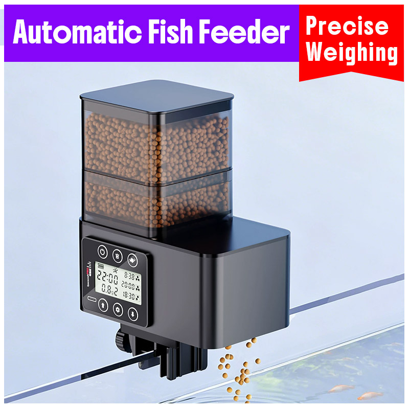 Aquarium Fish Feeder Automatic - Intelligenter Präzisions-Fischfütterer mit Automatischer Abgabe und