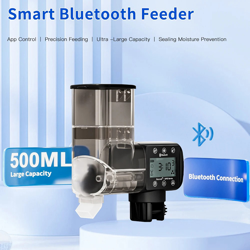 Aquarium Fish Feeder Automatic - Jebao Jecod Smart Bluetooth Aquarium-Futterautomat LCD-Display
