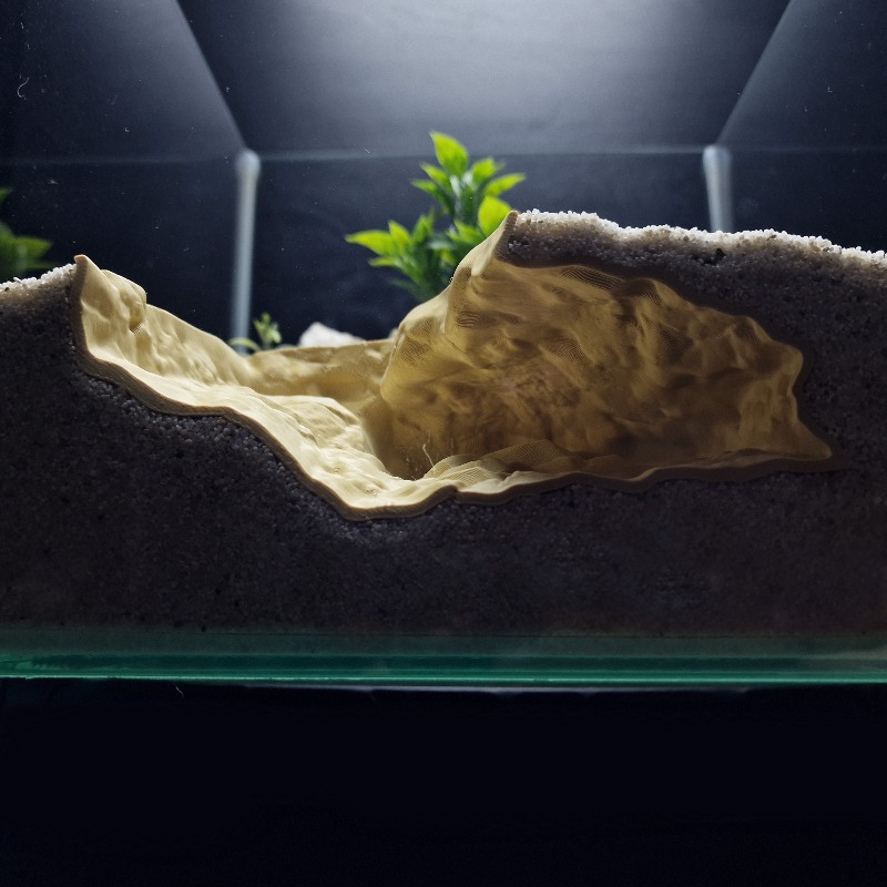 Aquarium Fish Hide - 3D-gedrucktes High Sim Natural Rock Pet
