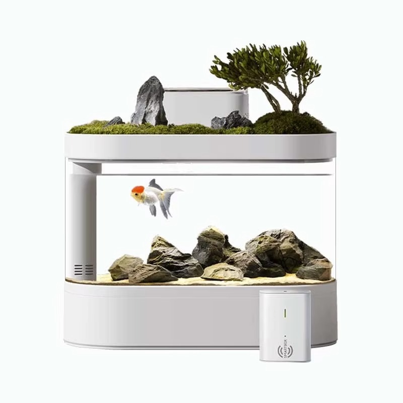 Aquarium Fish Feeder Automatic - Desktop Smart Aquarium Fischbecken mit Automatischem