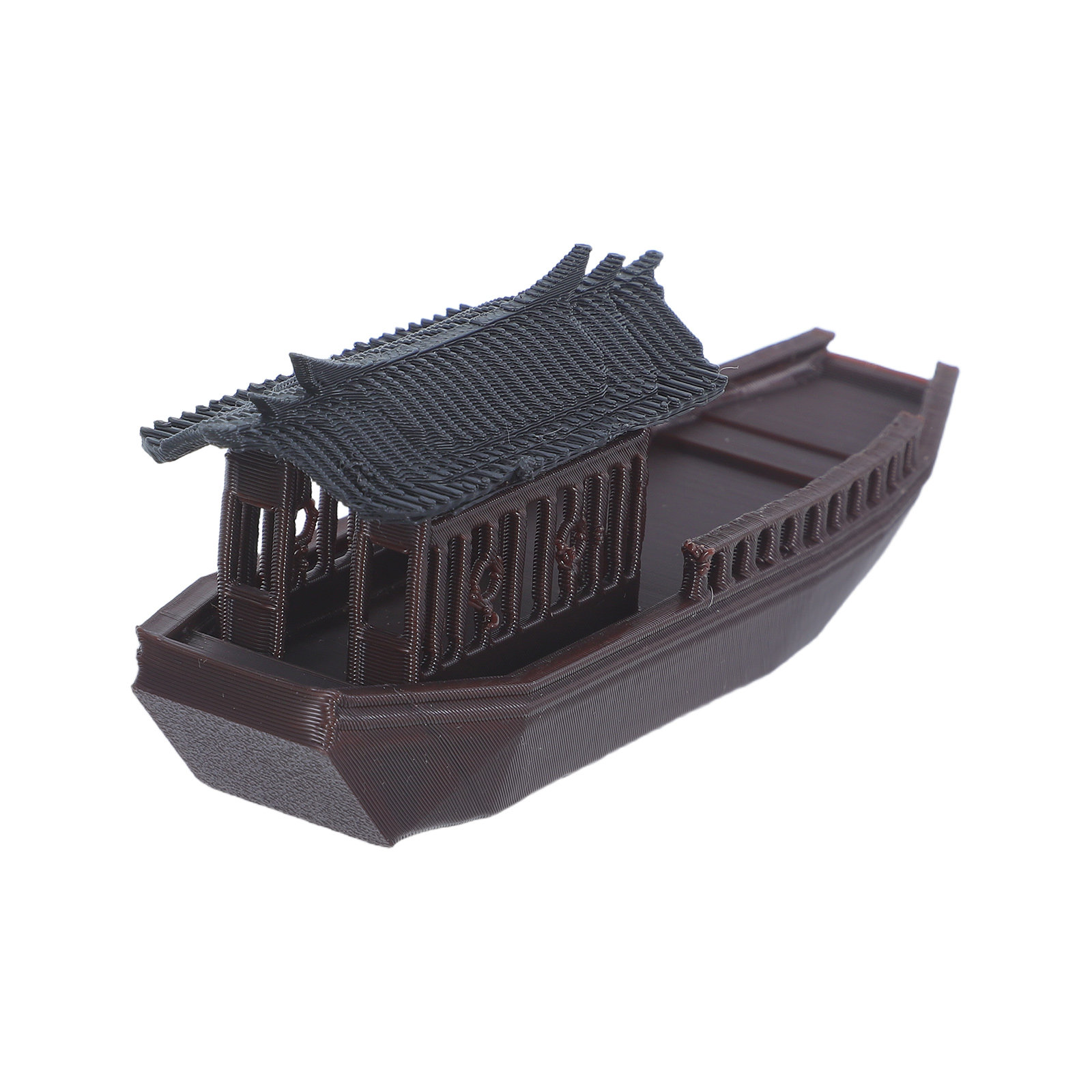 Aquarium Fishing - Miniatur-Fischerboot im chinesischen Vintage-Stil, schwimmende Dekoration