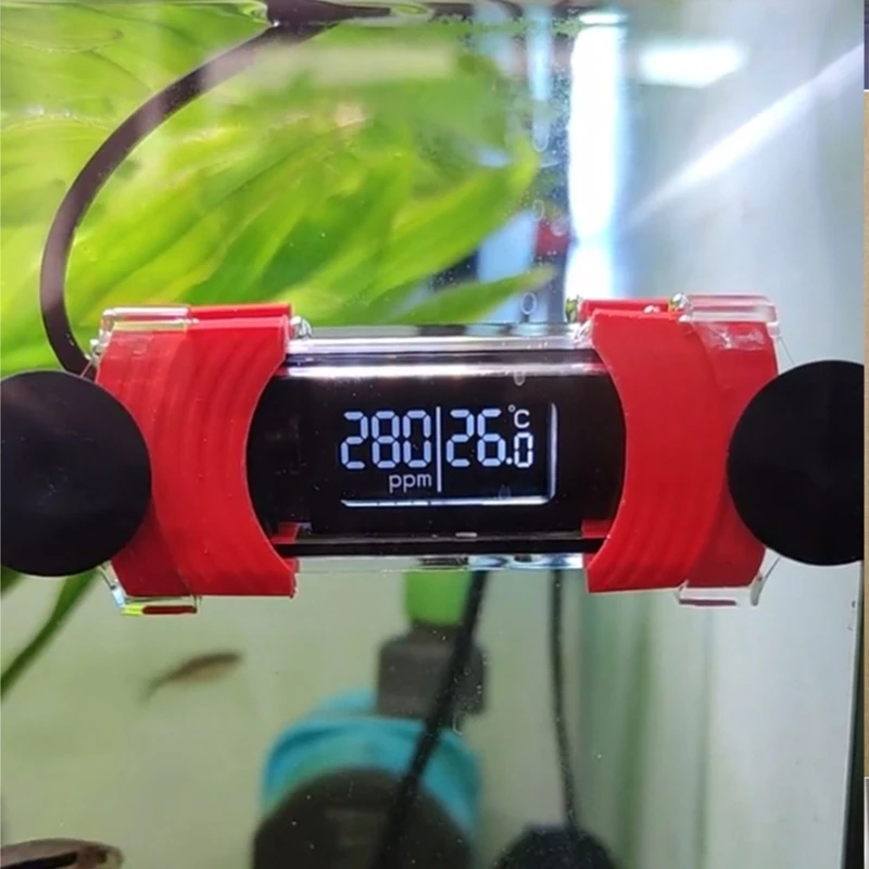 Aquarium Fish Freshwater - Aquarium-Thermometer, digital, wasserdicht, für Süßwasser, Aquarien,