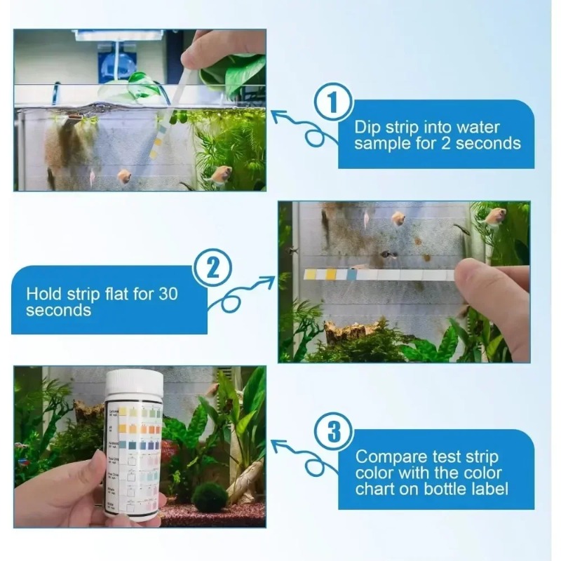 Aquarium-Teststreifen für Süßw – Aquarium Fish Freshwater Bewertung und Preis