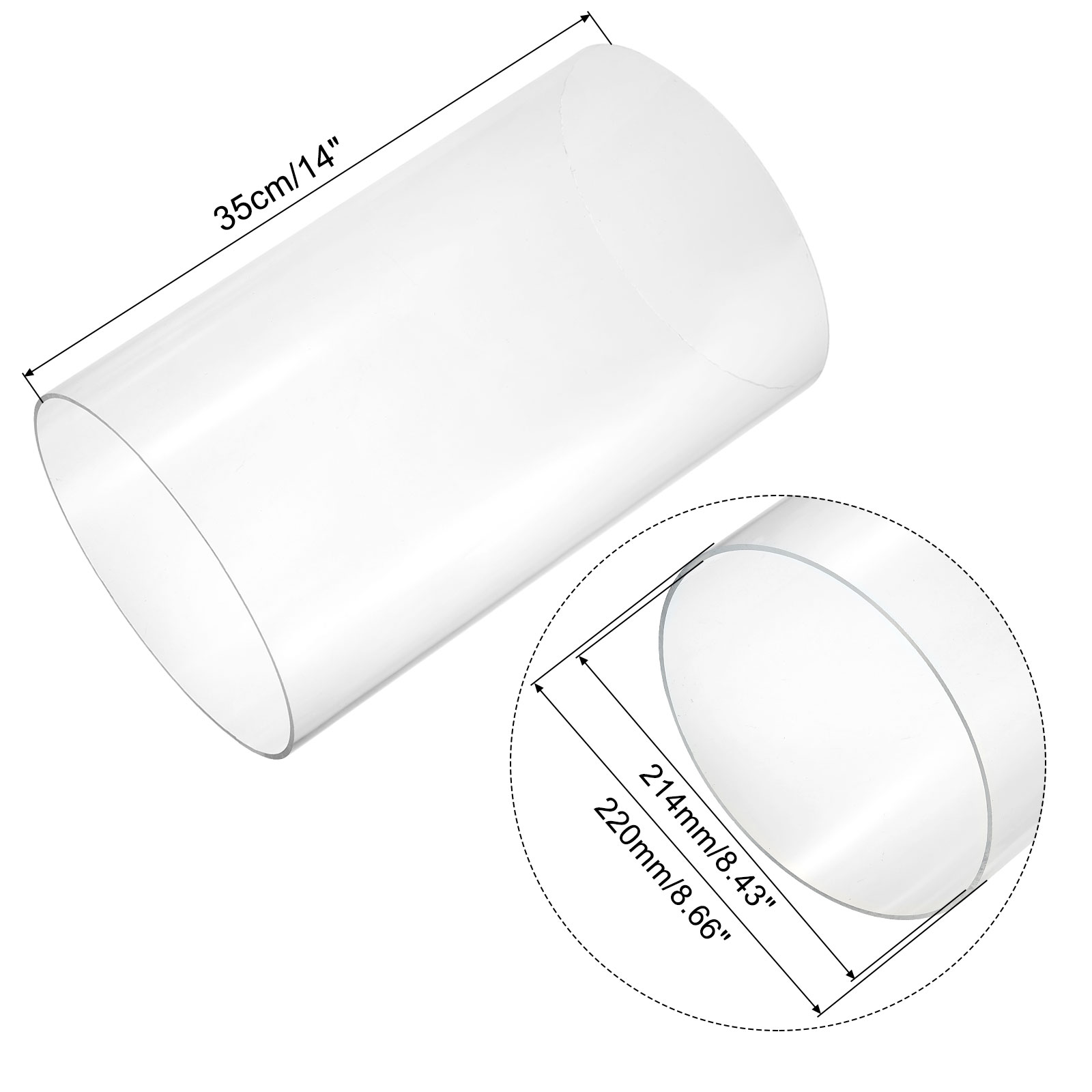 350 mm transparentes Acryl-Aqu – Aquarium Fishing Bewertung und Preis