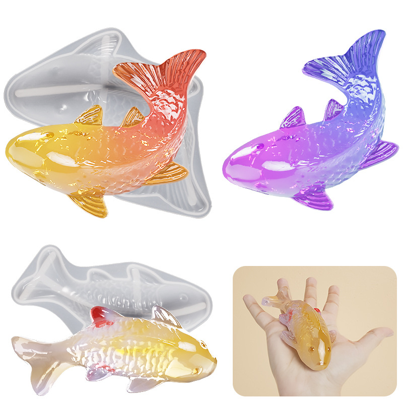 3D Koi-Fisch-förmige Epoxidhar – Aquarium Fish Land Bewertung und Preis