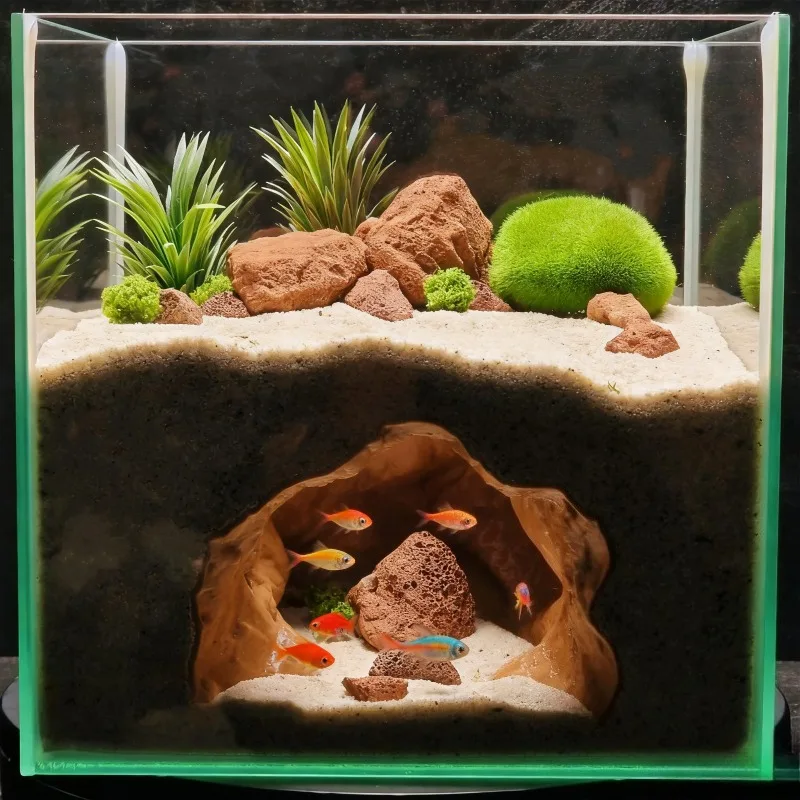Sinkhole Cave Aquarium Ornamen – Aquarium Fish Hide Bewertung und Preis