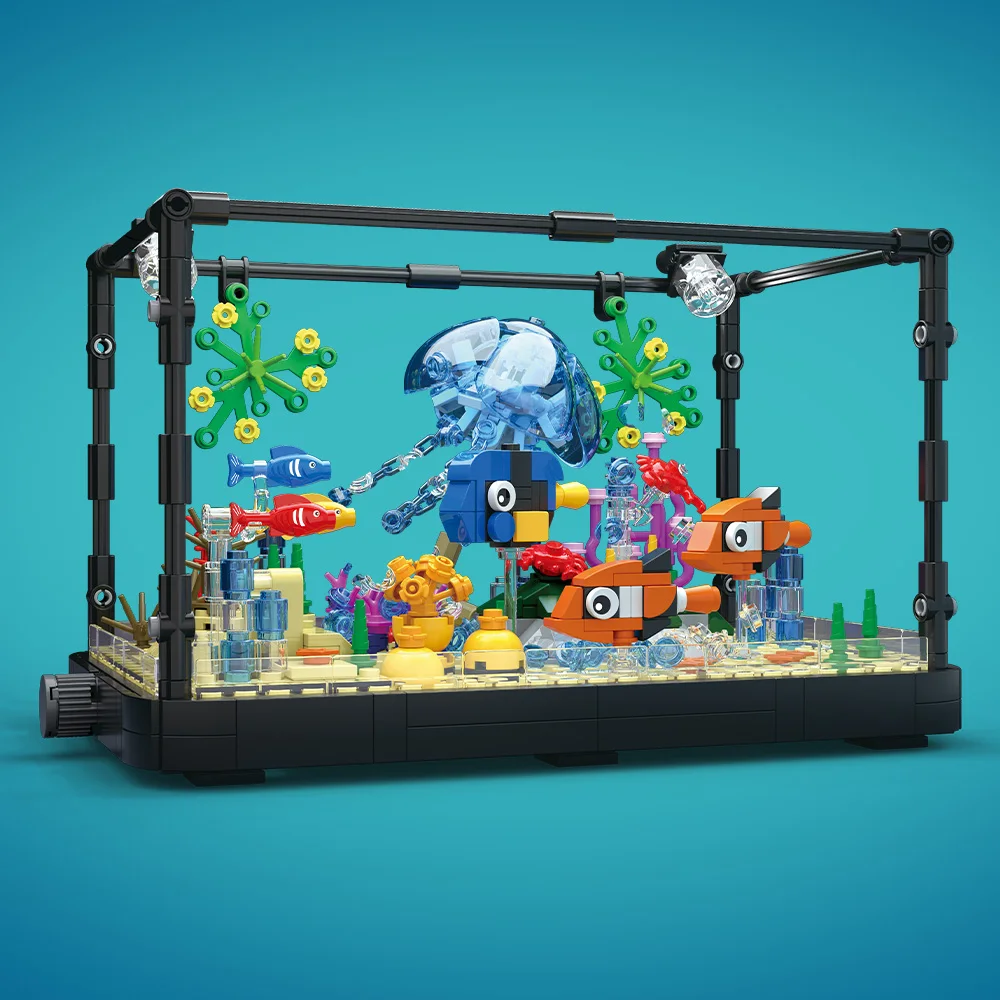 Aquarium-Baustein-Set mit Lich – Aquarium Fishing Bewertung und Preis