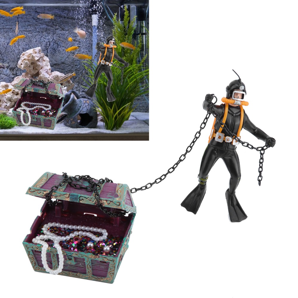 Harz-Aquarium-Ornament Luftbet – Aquarium Fish Black Bewertung und Preis