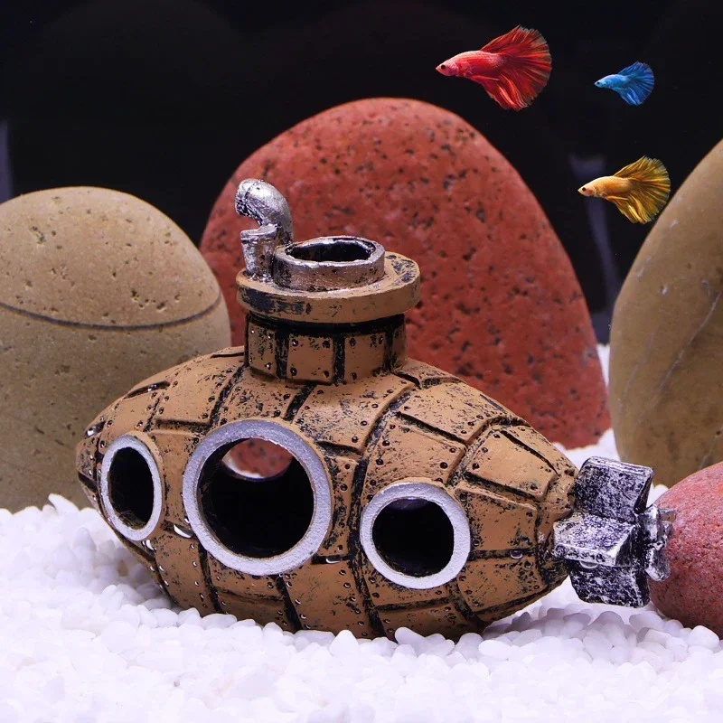 Harz-U-Boot-Ornamente für Aqua – Aquarium Fish Hide Bewertung und Preis
