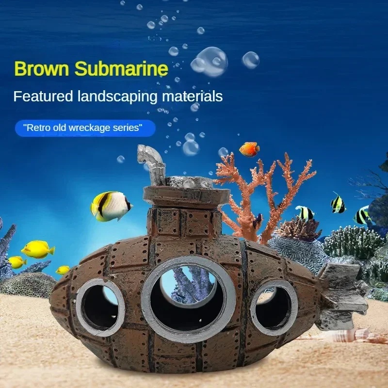 Harz-U-Boot-Ornamente für Aqua – Aquarium Fish Hide Bewertung und Preis