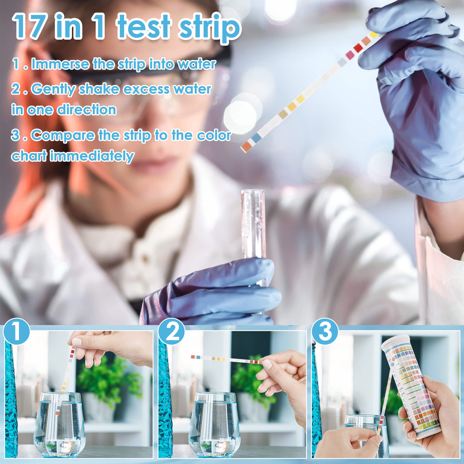 5-17 in 1 Aquarium-Teststreife – Aquarium Fish Freshwater Bewertung und Preis