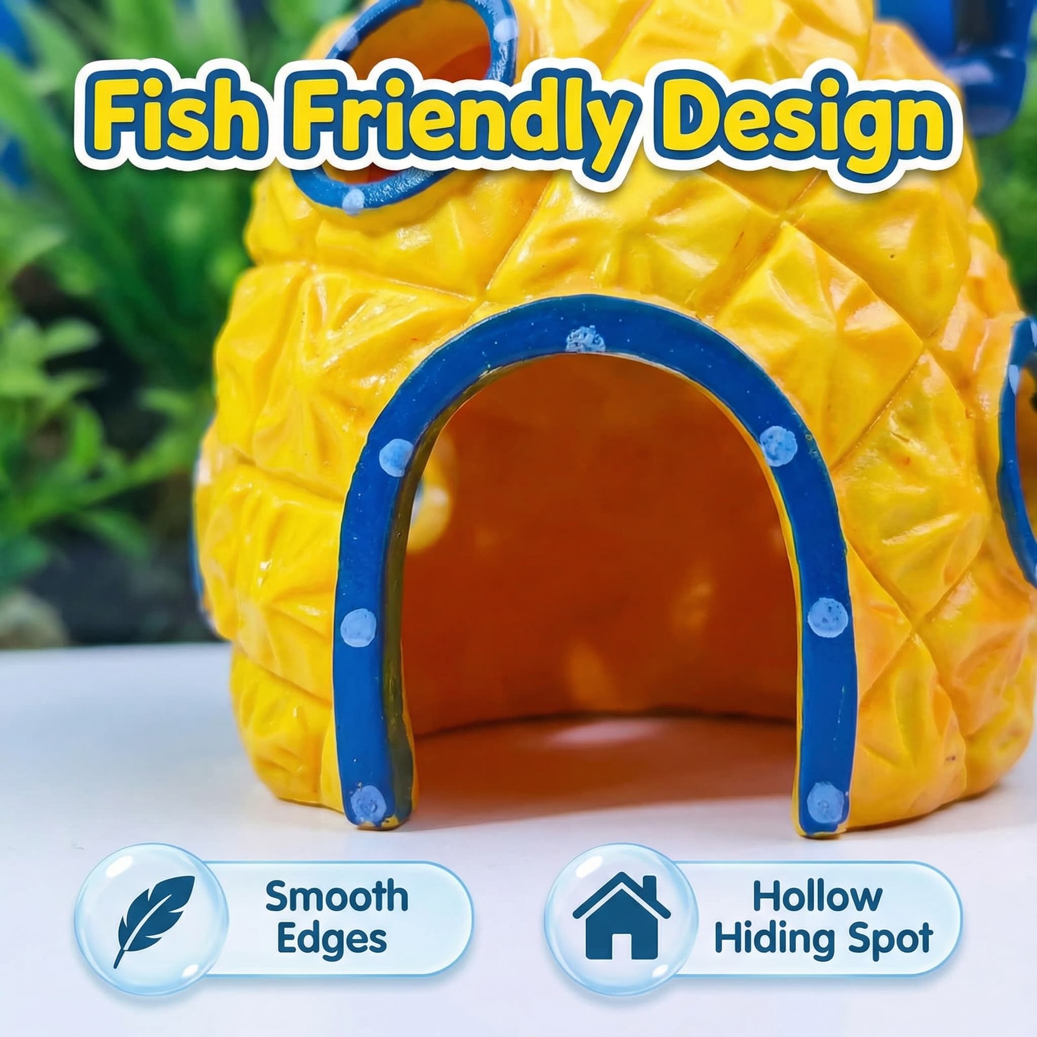 Ananas-Haus-Aquarium-Dekoratio – Aquarium Fish Hide Bewertung und Preis