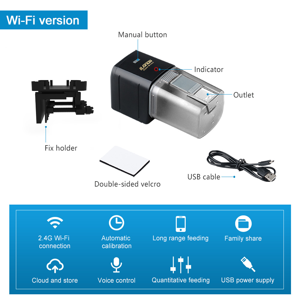 WiFi-Fischfutterautomat, autom – Aquarium Fish Feeder Automatic Bewertung und Preis