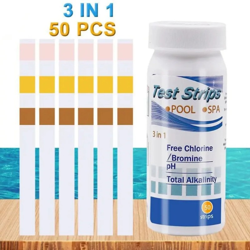 Chlor-pH-Teststreifen für SPA, – Aquarium Fishing Bewertung und Preis