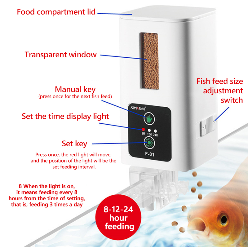 400 ml Aquarium Automatic Feed – Aquarium Fish Feeder Automatic Bewertung und Preis